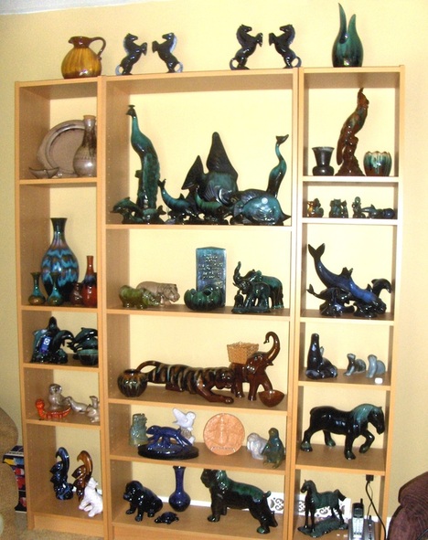Blue Mountain Pottery Collection Display