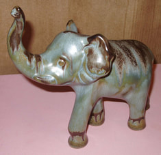 Blue Mountain Pottery Slate Glazed Elephant